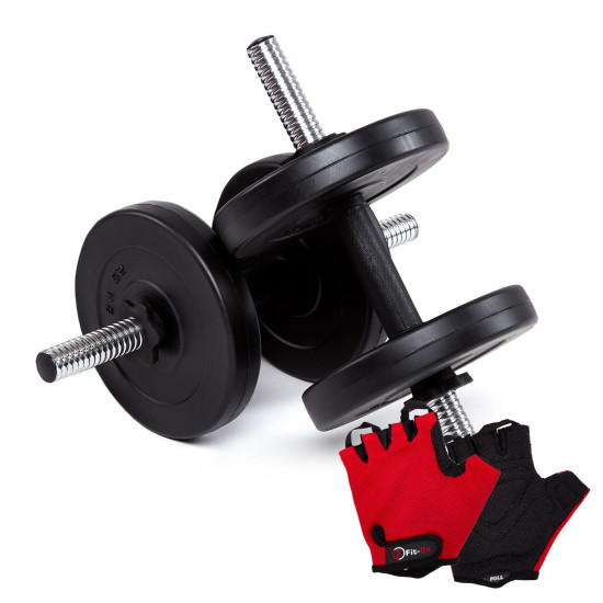 Купить Гантель  Fit-On 2 x 6кг наборные 2010-0013 в Киеве - фото №1